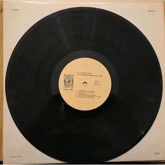 EXTEMELY RARE THIS IS KARL COLE AUTOGRAPHED VINYL LP JUNE 1973